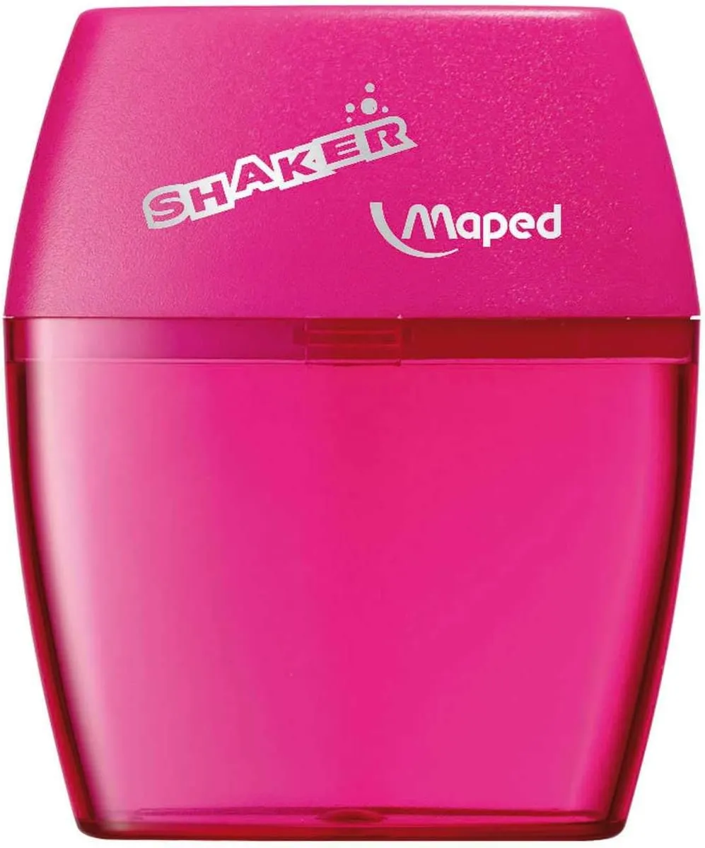 Maped Shaker 2-Hole Pencil Sharpener - 20-Pack - Precise Sharpening - Durable & Portable - Compact Design, Steel Blades - Ideal for Students