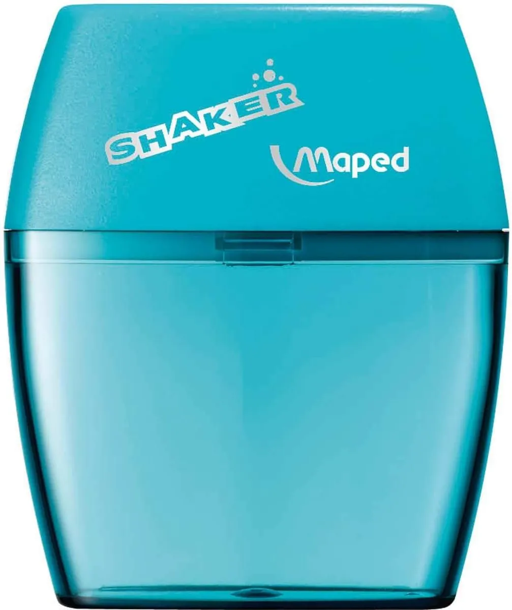 Maped Shaker 2-Hole Pencil Sharpener - 20-Pack - Precise Sharpening - Durable & Portable - Compact Design, Steel Blades - Ideal for Students