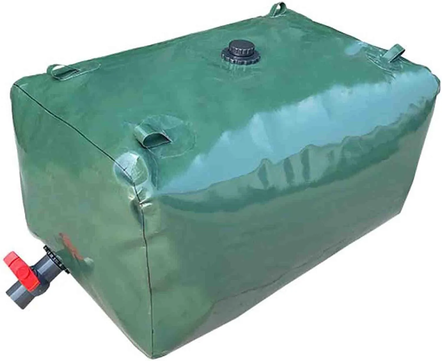 MBROS Large Collapsible Portable Water Container,Water Storage Bladder,Foldable Light Water Tank with Faucet,for Camping,Hiking(Size:2000L)