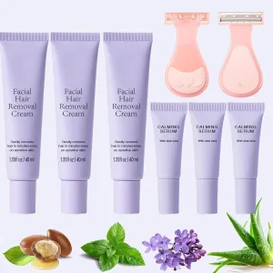 Medicpure Facial Hair Removal - 100% No Risk of Cuts | Smoother Skin Finish | Quick & Easy,Medic Pure Hair Removal Cream,Medicpure Hair Remover for Face and Body,Safe for Sensitive Skin (3)