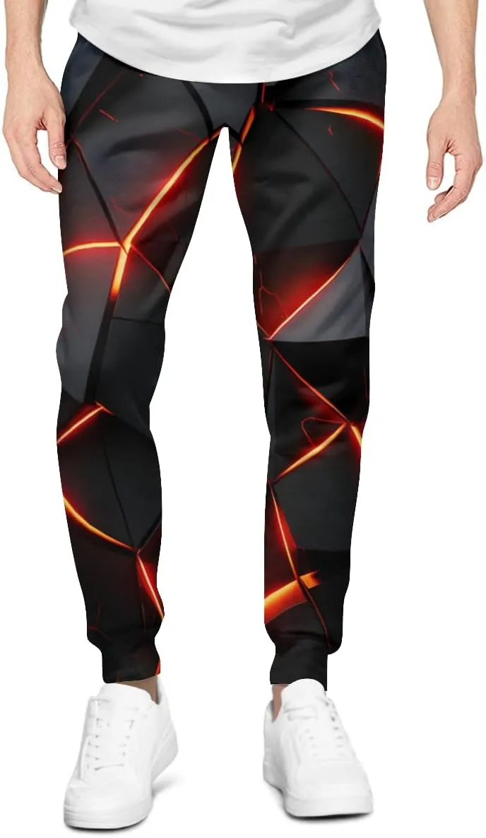 Men's 3D Joggers Pants Casual Funny Graphic Print Sport Baggy Trousers Track Sweatpants