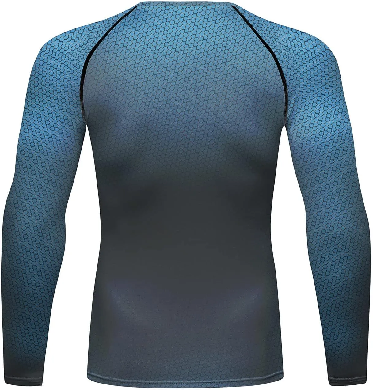 Men's Compression Sports Shirt Men Athletic Comfortable Long Sleeves Tshirt for Sports Workout