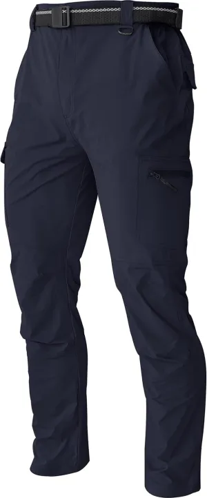 Men's Hiking Tactical Cargo Work Pants Quick Dry Waterproof Lightweight Travel Fishing Camping Outdoor Pants