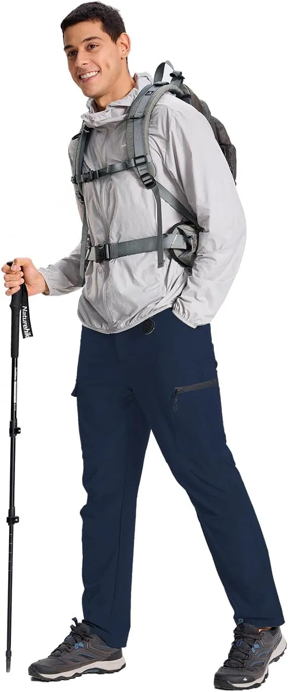 Mens Lightweight Hiking Cargo Pants Quick Dry Waterproof Travel Fishing Climbing Outdoor Tactical Work Pants for Men