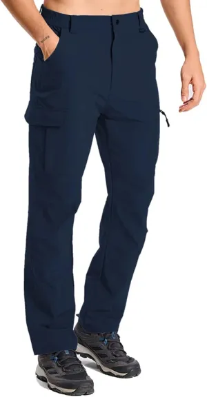 Mens Lightweight Hiking Cargo Pants Quick Dry Waterproof Travel Fishing Climbing Outdoor Tactical Work Pants for Men
