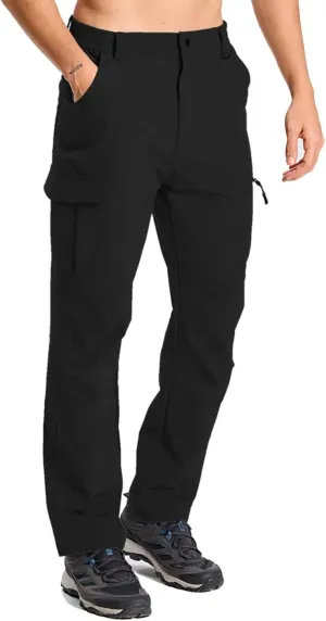 Mens Lightweight Hiking Cargo Pants Quick Dry Waterproof Travel Fishing Climbing Outdoor Tactical Work Pants for Men