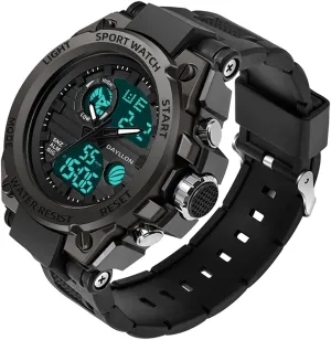 Mens Watch Military Sports Outdoor Waterproof Watches for Men Date Multi Function Tactics Alarm Stopwatch Analog Watches