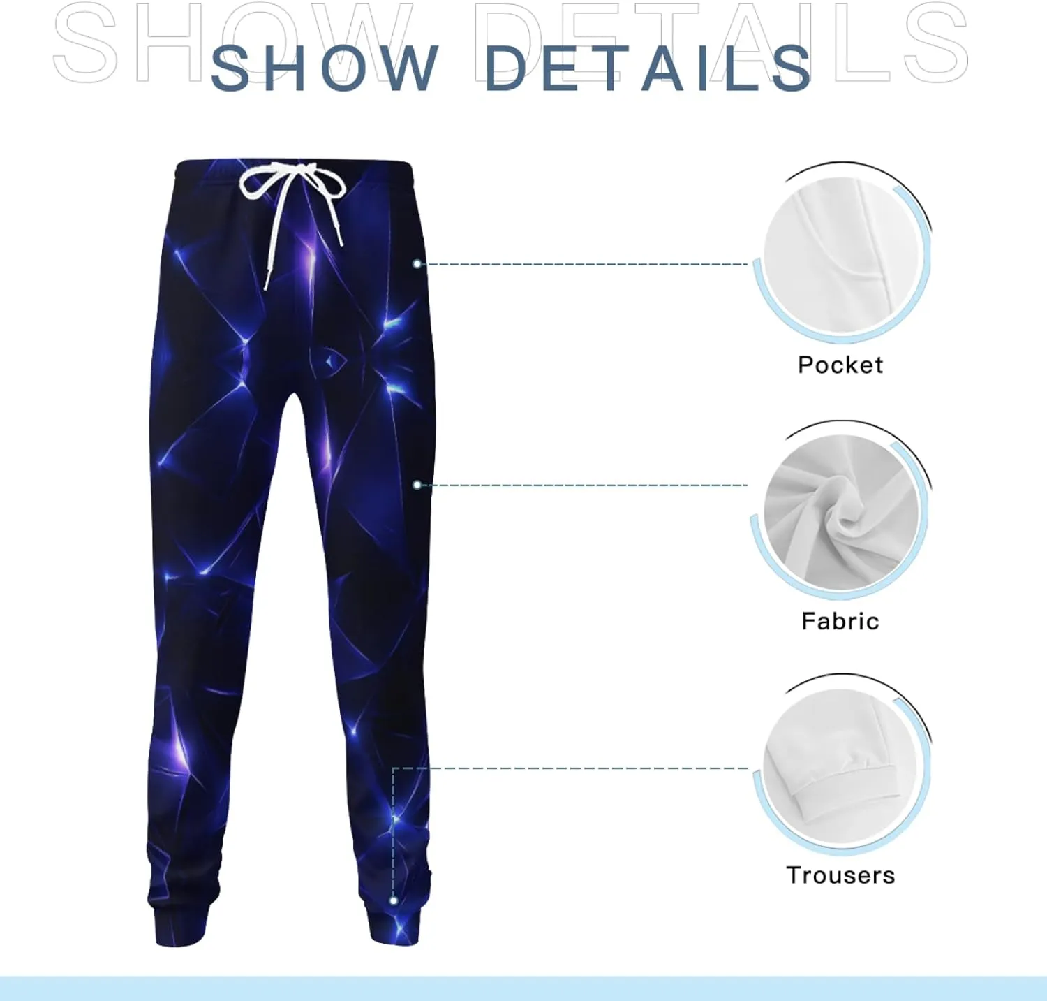 Men/Women 3D Printed Sweatpants Funny Joggers Pants Sports Trousers Track Sweatpant