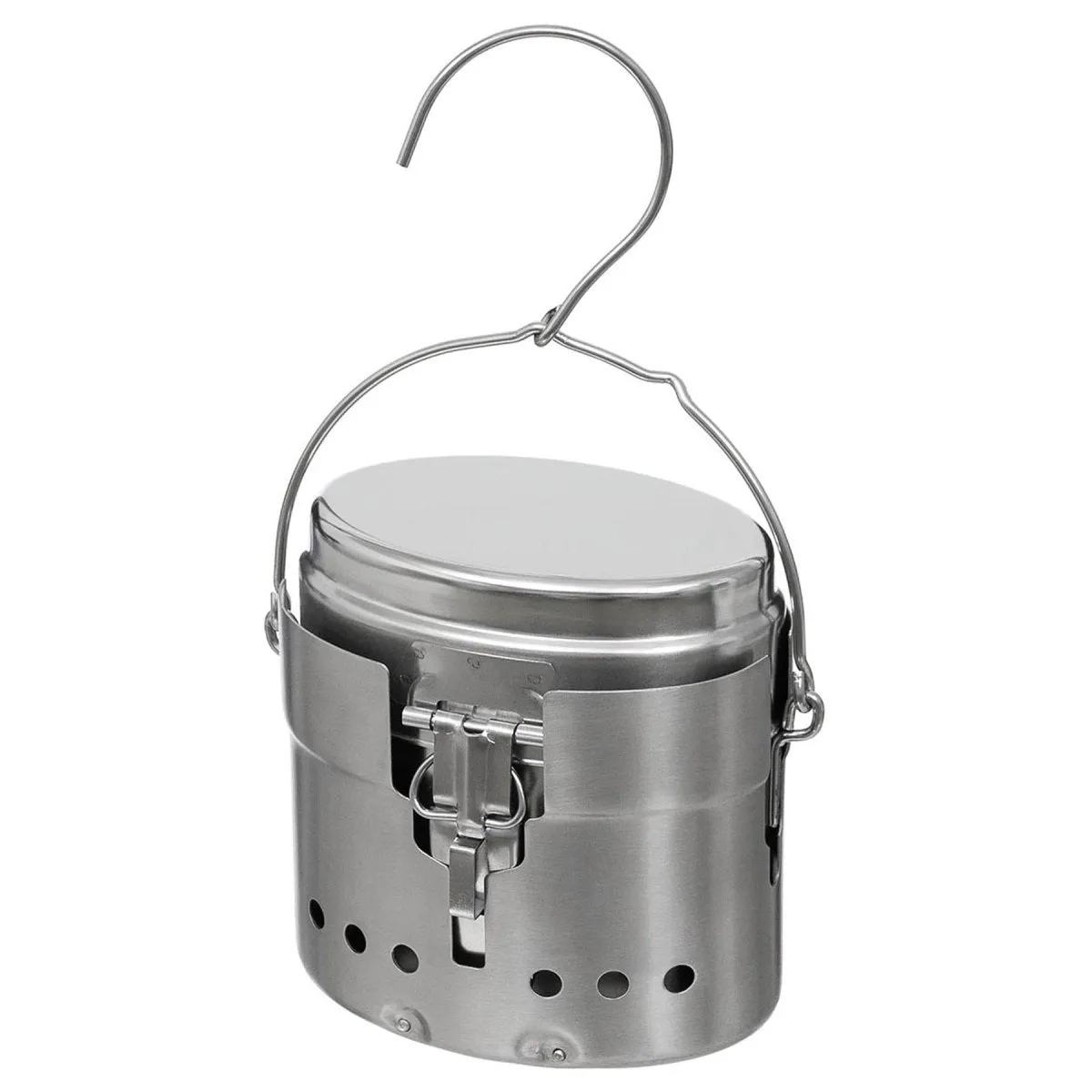 MFH Swedish army Trangia mess kit Repro M40 stainless steel 1.5l camping burner