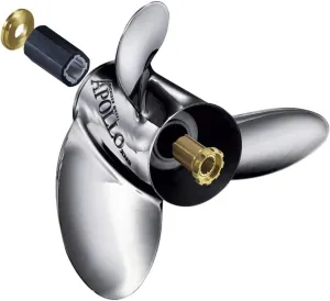 Michigan Wheel Apollo 993205 Apollo A-Series 4-Blade Stainless Steel Propeller - RH, 14-1/8" Diameter x 20" Pitch