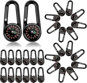 Mini Compass Keychain for Kids Bulk,Small Pocket Magnetic Compass Survival Hiking for Outdoor Survival Camping Party Backpacking Accessory