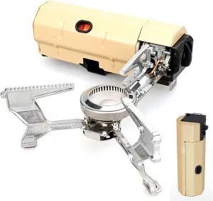 Mini Kerosene Stove Burner,1L Portable Kerosene Heater,Non Electric Heaters,8 Wick Diesel Kerosene Stove,Camping Cooking Stove Heater for Ice Fishing Hiking Survival Emergency Patio
