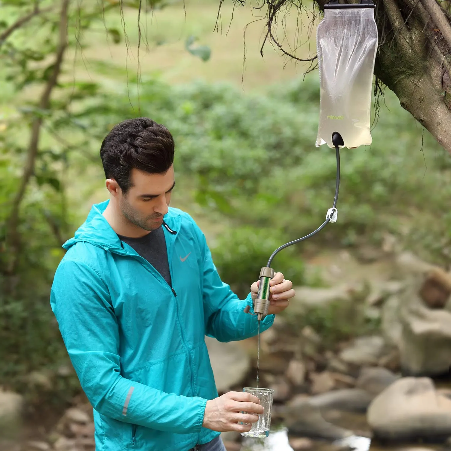 Miniwell Filter Straw Water Purification System for Hiking, Camping and Survivalism - TUV Approved Mini Water Filter with 99.9% Bacteria Elimination Rate