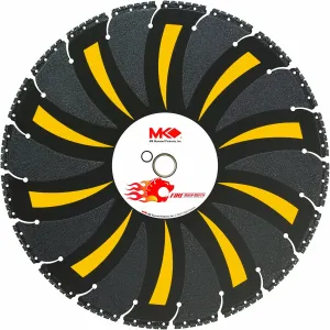 MK Diamond 164581 4-1/2-Inch Fire Tiger Tooth Diamond Demolition/Fire Rescue Blade
