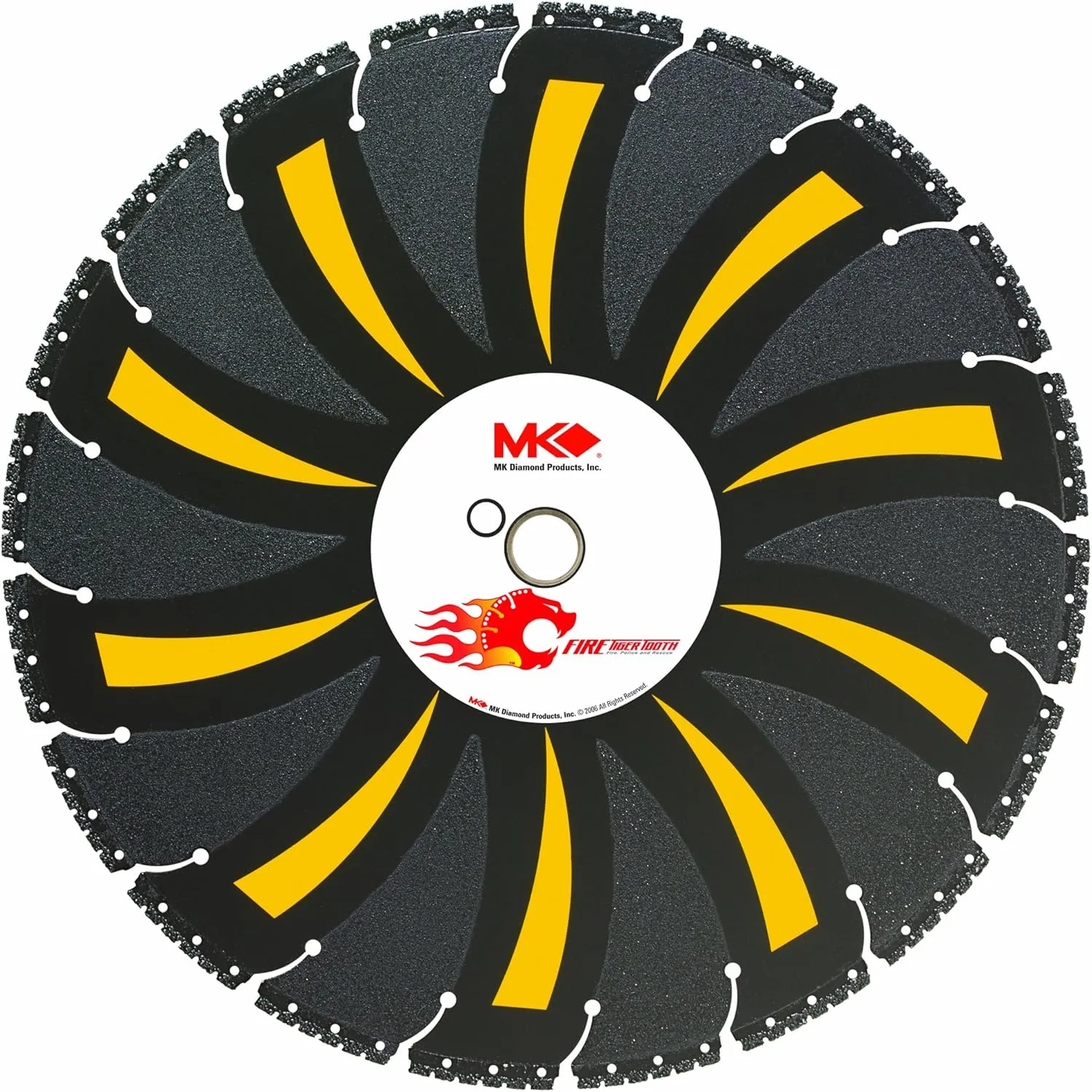 MK Diamond 167440 16-Inch Fire Tiger Tooth Diamond Demolition/Fire Rescue Blade