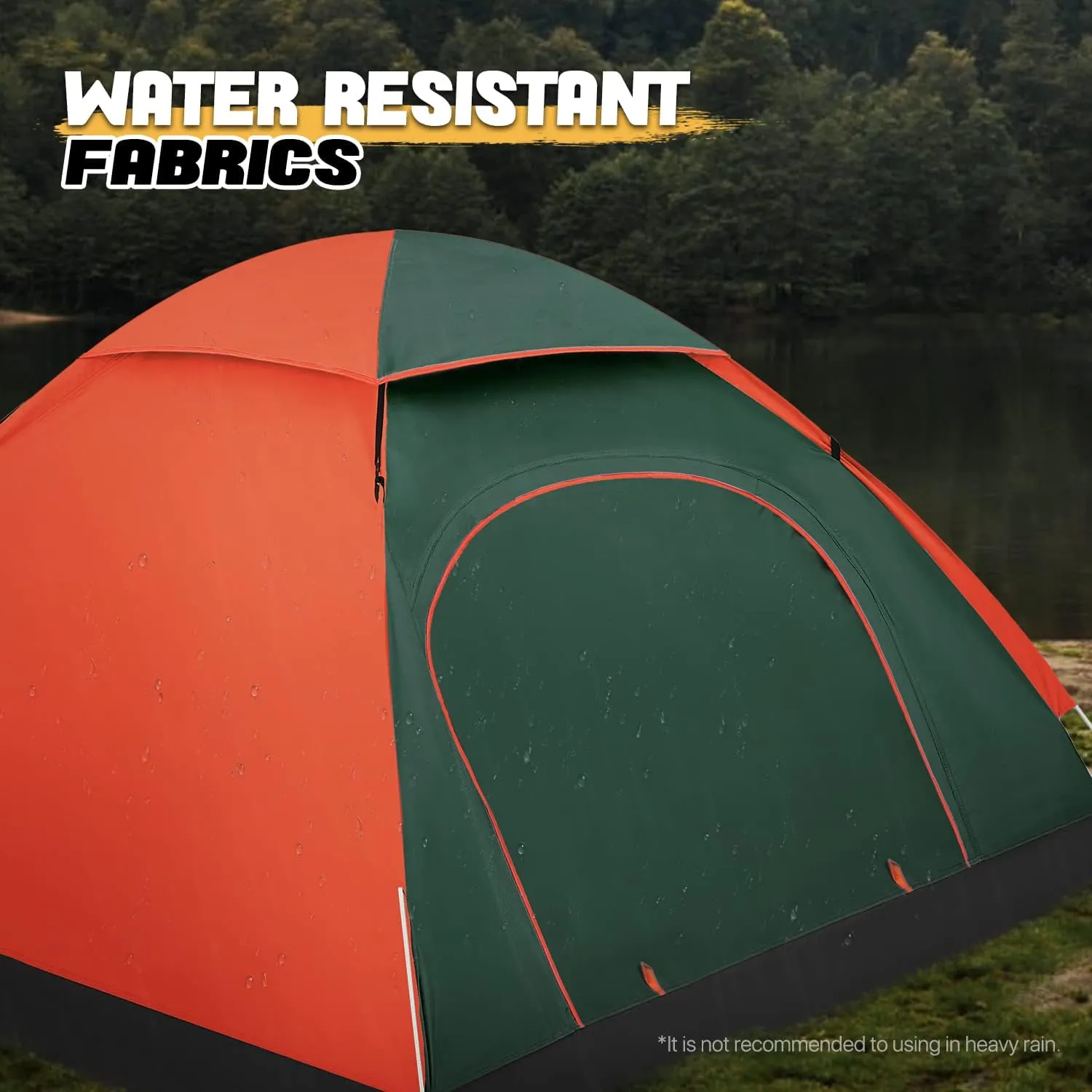 MoNiBloom 2 Person Dome Tent with Skylight, Ultralight Carry Family Tent Easy Set Up and Backpacking Tent with Lightweight Aluminum Alloy Frame for Adults Camping Hiking Outdoor Festivals, Blue