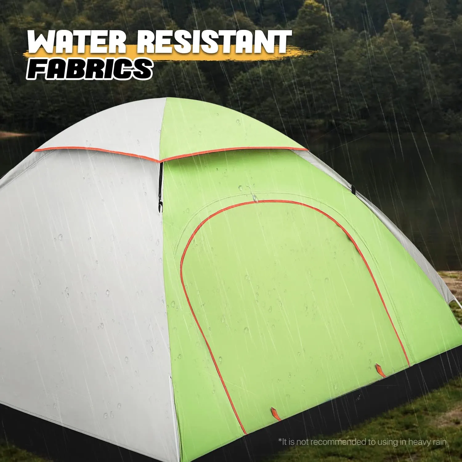 MoNiBloom 2 Person Dome Tent with Skylight, Ultralight Carry Family Tent Easy Set Up and Backpacking Tent with Lightweight Aluminum Alloy Frame for Adults Camping Hiking Outdoor Festivals, Blue