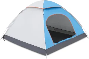 MoNiBloom 2 Person Tent for Camping with Skylight, 4 Season Waterproof Ultralight Backpacking Tent Easy Setup Tents with Carry Bag for Outdoor Survival Hiking Backpack Travel, Gray