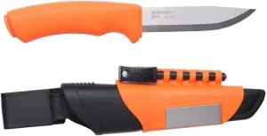 Morakniv Bushcraft Stainless Steel 4.3-Inch Fixed-Blade Survival Knife with Fire Starter and Sharpener