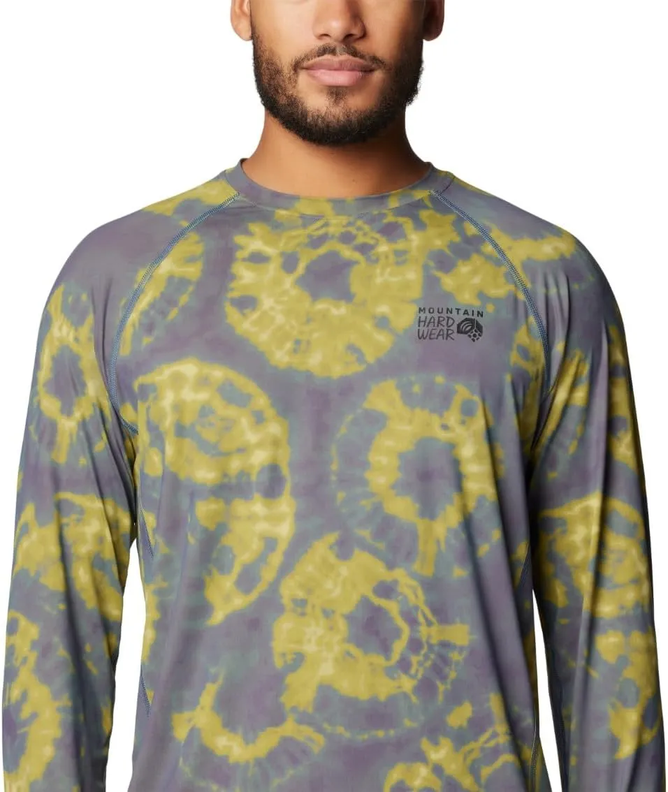 Mountain Hardwear Men's Crater Lake Long Sleeve Crew Shirt for Hiking, Camping, Outdoor Adventures, and Casual Wear