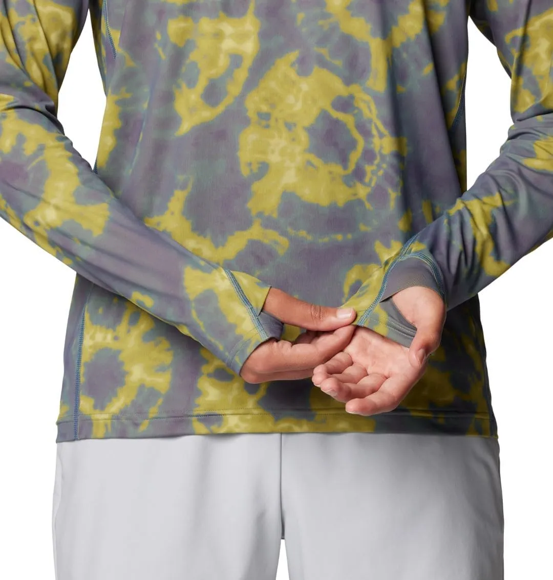 Mountain Hardwear Men's Crater Lake Long Sleeve Crew Shirt for Hiking, Camping, Outdoor Adventures, and Casual Wear