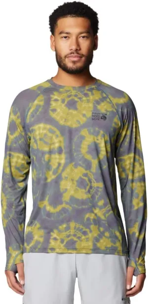 Mountain Hardwear Men's Crater Lake Long Sleeve Crew Shirt for Hiking, Camping, Outdoor Adventures, and Casual Wear