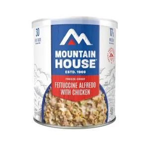 Mountain House Fettuccine Alfredo with Chicken #10 Can | Freeze-Dried Survival & Emergency Food | 9 Servings