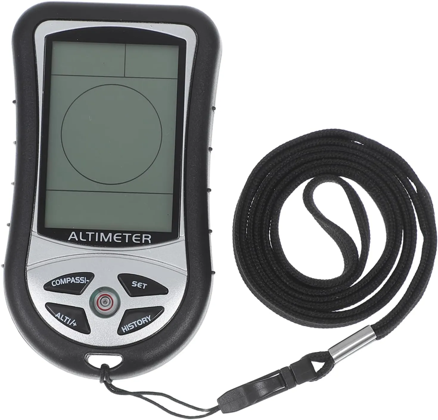 Mountaineering Electronic Altimeter Digital Compass Barometer -in-one Outdoor Device Black Accurate for Hiking