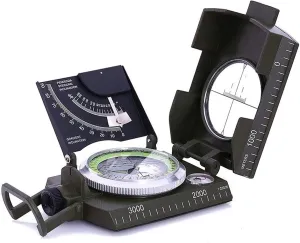 Mulitifunctional Outdoor Survival Military Compass Camping Waterproof Geological Compass Digital Navigation Equipment
