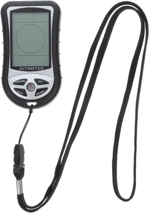 Multifunctional Digital Barometer Compass Device for Outdoor Adventures Accurate Navigation and Altitude Measurement Portable for Hiking Camping and Mountaineering