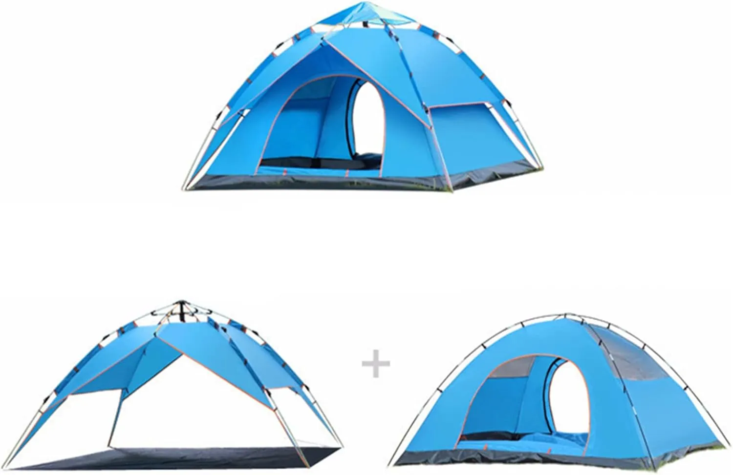 Multiple Person Outdoor Tent Automatic Instant Portable Tent Camping Rainproof Sunscreen Field Equipment Lightweight Waterproof