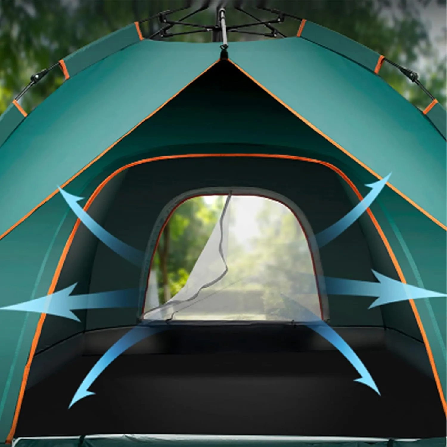 Multiple Person Outdoor Tent Automatic Instant Portable Tent Camping Rainproof Sunscreen Field Equipment Lightweight Waterproof