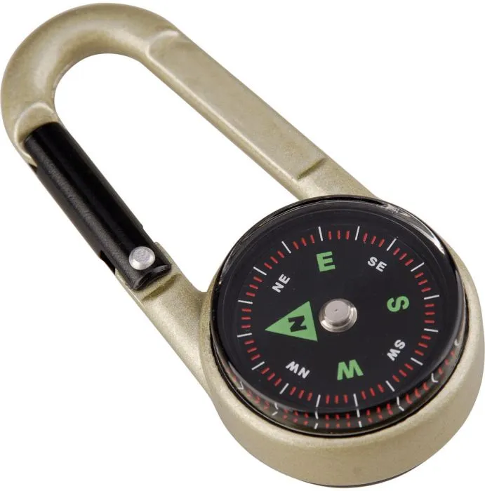 Munkees Carabiner Compass with Thermometer