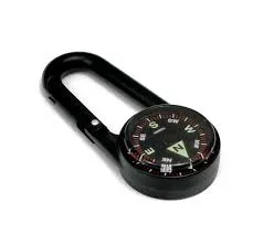Munkees Carabiner Compass with Thermometer