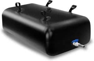 MXQMKL 113 L/30 gal Water Bladder Storage Containers, Foldable Portable Water Tank Large Capacity Soft Water Bag, Drought Resistance, Fire Prevention, Emergency Water