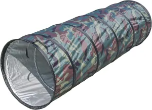 NARMAY® Play Tunnel Camouflage Pop Up Tunnel for Kids Indoor/Outdoor Fun - 19dia × 60L inch