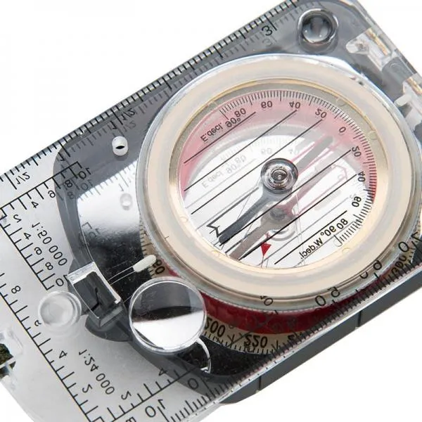 Naturehike Luminous Compass Fluorescent Geologic with Mirror LED Light Camping Exploration