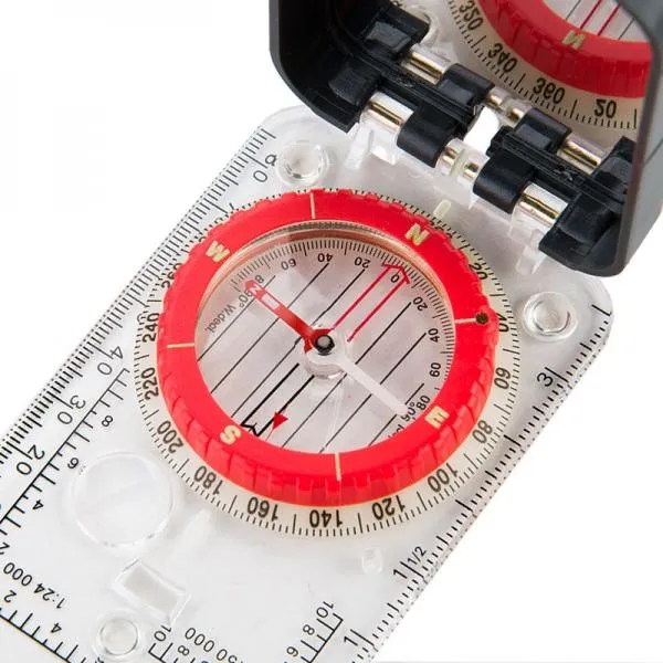 Naturehike Luminous Compass Fluorescent Geologic with Mirror LED Light Camping Exploration