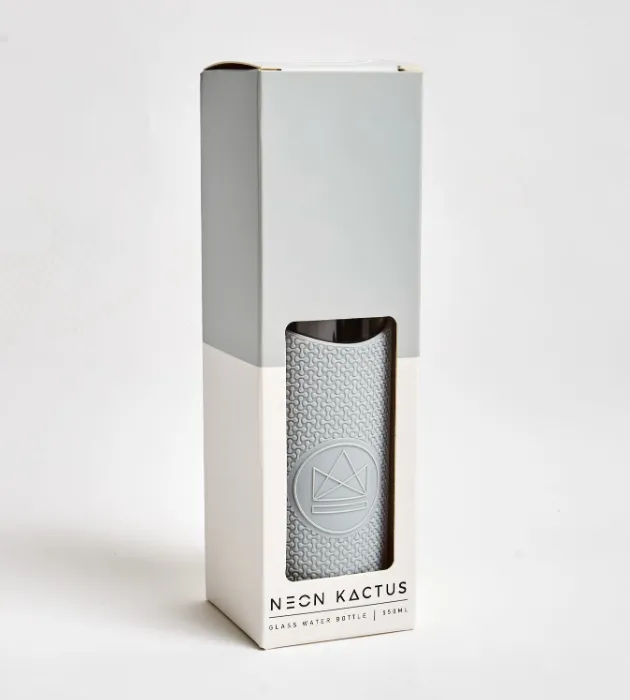 Neon Glass Water Bottle 1L