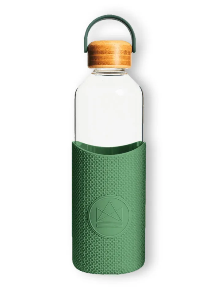 Neon Glass Water Bottle 1L