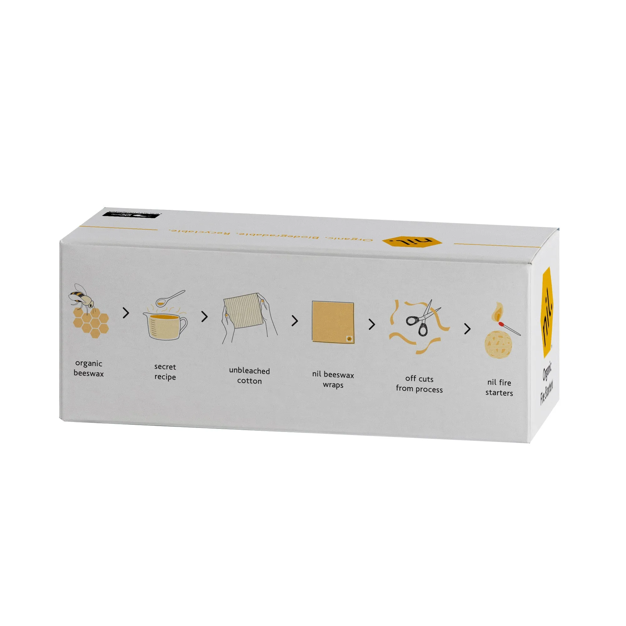 nil fire starters - organic (pack of 24)