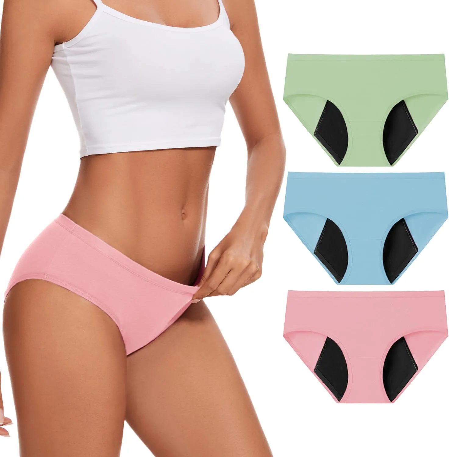 No-side-leaks Leakproof 2.0 Heavy Flow Period Underwear for Women