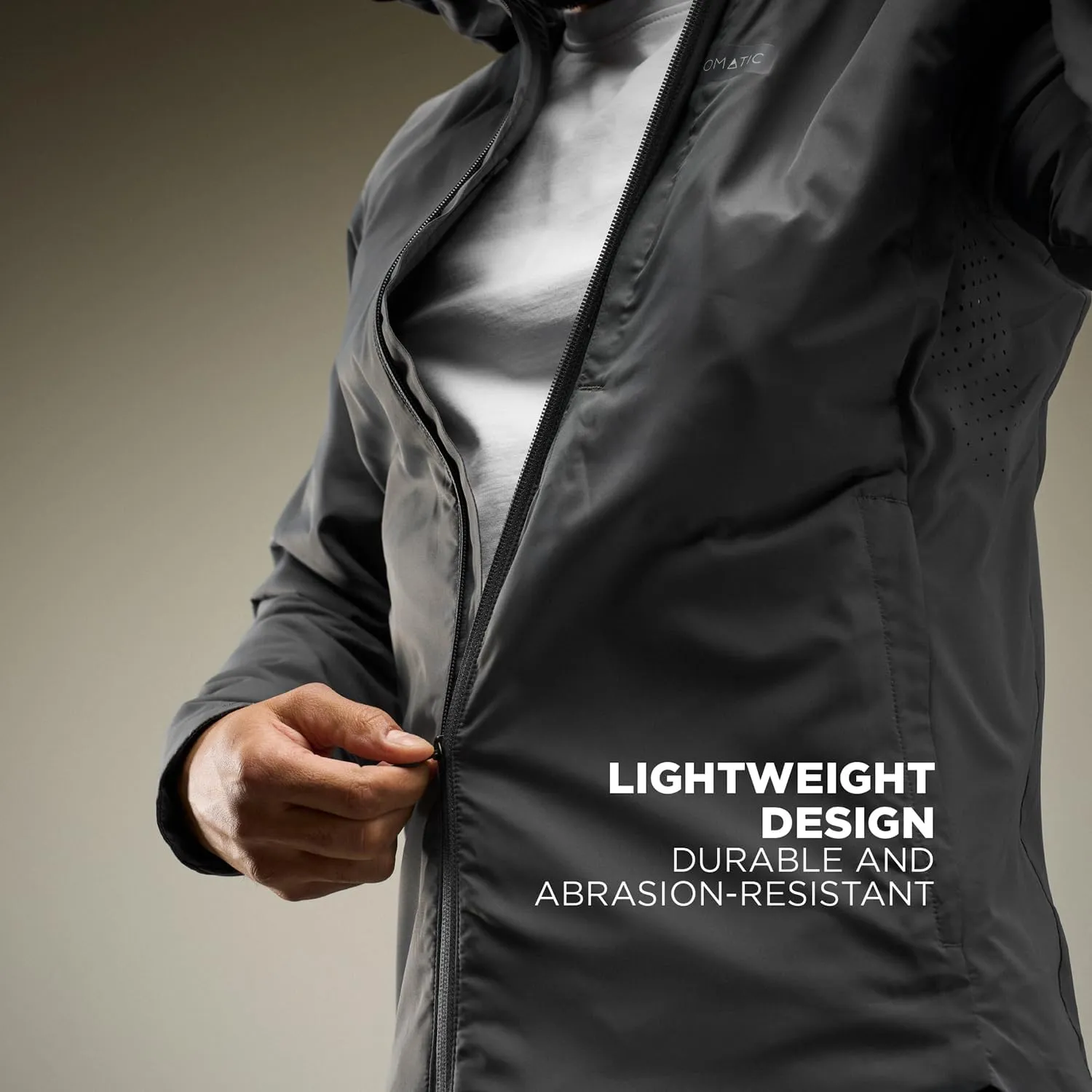 NOMATIC Outset Jacket: Mens Lightweight Travel Jacket, Water & Stain Resistant, Collapsible Jacket Folds into a Travel Pillow