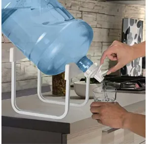 Non Bottles Flow Fast-track support Tap Organization Dispenser Low-cost deal Valve Rack Stand Resistant Shelf Spout Fast Holders Water Rust Practical Jug Storage Slip Home