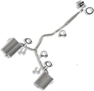 Northeastern Exhaust | Stainless Steel Exhaust System Kit Compatible for Subaru Forester 2009-2013 | Subaru Impreza 2008-2011 2.5L | Free Gaskets, Clamps, and Bolts & Nuts Included