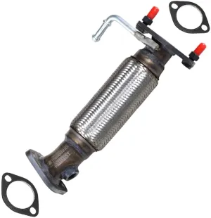 Northeastern Exhaust | Stainless Steel Front Flex Exhaust Pipe Compatible for Hyundai Accent 2012-2017 | Kia Rio 2012-2017 1.6L | Free Gaskets Inlcuded | Automotive Replacement Part