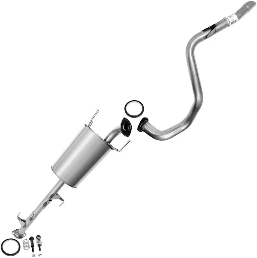 Northeastern Exhaust | Stainless Steel Muffler, Tail Pipe Exhaust System Kit Compatible for Toyota FJCruiser 2007-2014 4.0L | Free Gaskets and Spring Bolt Kit Included | Automotive Replacement Part