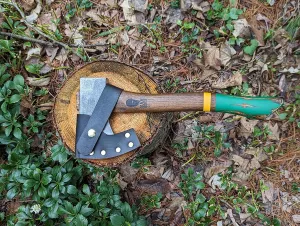 Old Henry Green Camping Axe