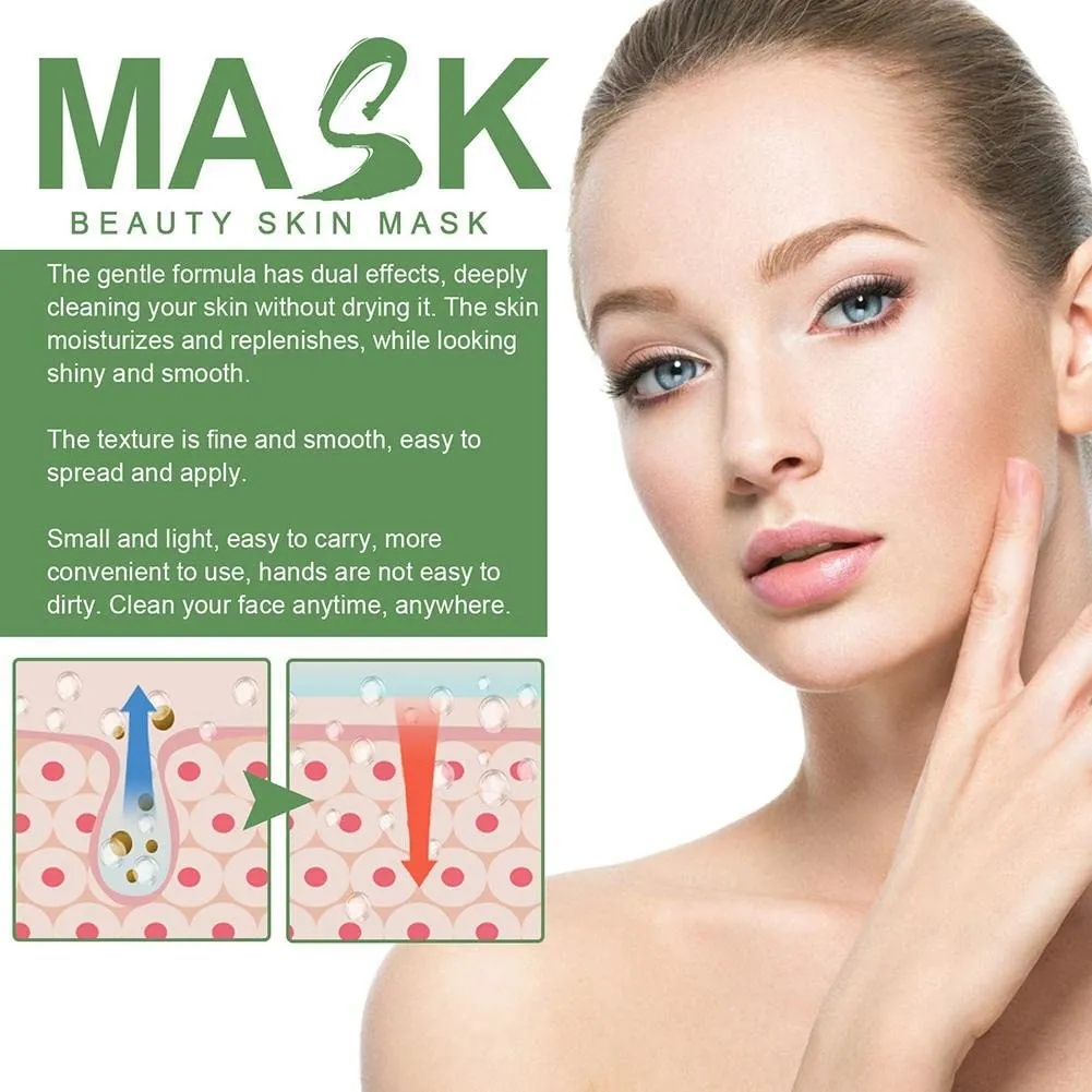 Onenews Green Tea Deep Cleanse Mask,Elisenfy Green Tea Mask,2024 New Retata Green Tea Deep Cleanse Mask (2Pcs)