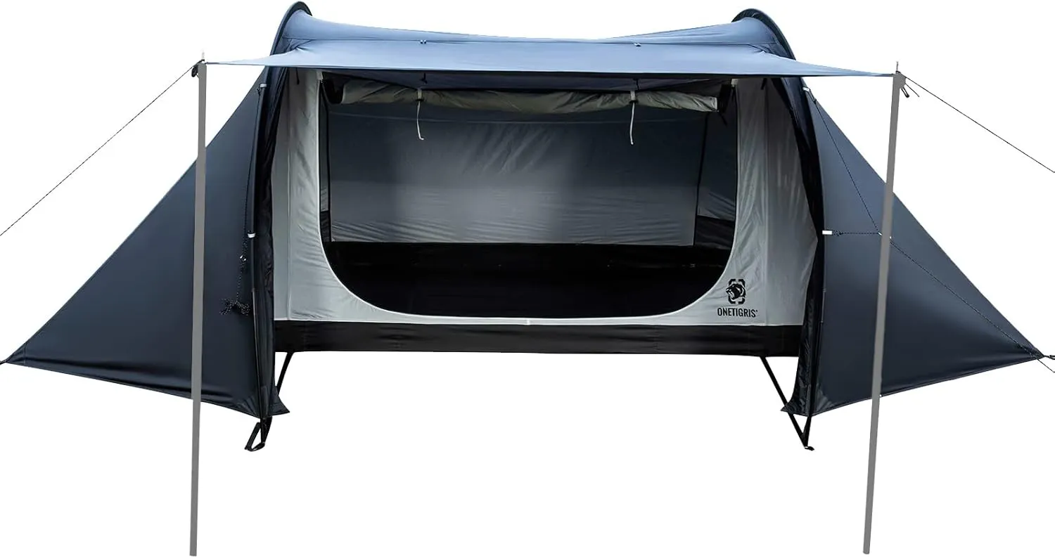 OneTigris COMETA Camping Tent, Detachable Inner Mesh Tent & Portable Carry Bag Included, Easy Setup, Waterproof Windproof Tunnel Tent for Outdoors Camping Canoeing Beach Travel Picnic